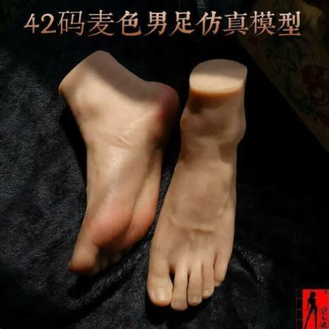 Realistic Silicone Male Mannequin Feet Model Shoes Displays Show 1 Pair Eur42 D 169 72 Picclick