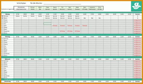 Dienstplan Vorlage Monatsplanung Dienstplan Mit Fortlaufendem Monat