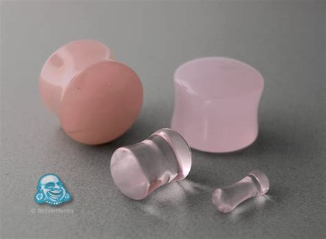 Pink Glass Plugs