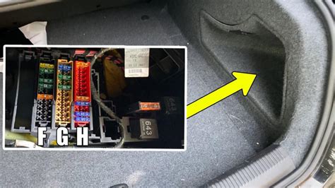 Audi A S B Fuse Box And Relay Panel Location And Diagram