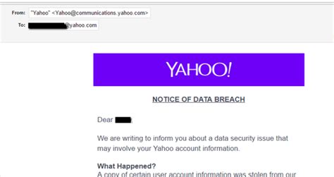 yahoo official data breach notice thepicky