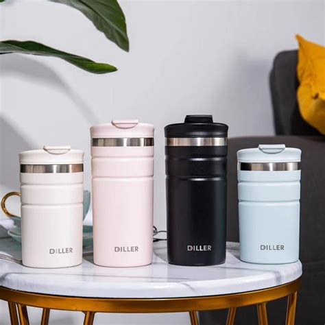 400ml 500ml Double Stainless Steel Car Thermos Mug Leak Proof Coffee