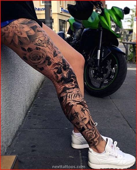 Leg Sleeve Tattoos For Womens In Leg Sleeve Tattoo Sleeve Tattoos Leg Tattoos Women