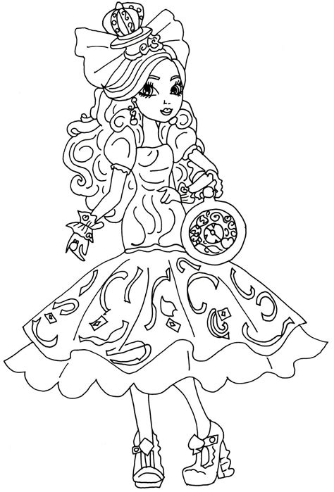 You might also be interested in coloring pages from ever after high category. Desenho de Apple White de Ever After High para colorir ...