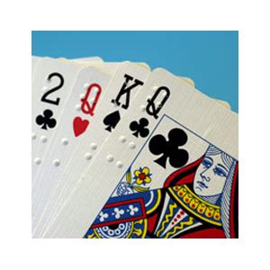 We also have 2 different. Jumbo Playing Cards with Braille - The Carroll Center for the Blind
