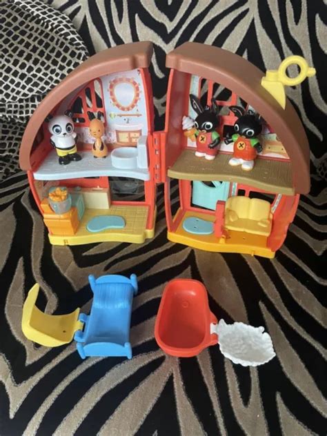 Cbeebies Bing Bunny House Playset With Figures And Accessories Complete