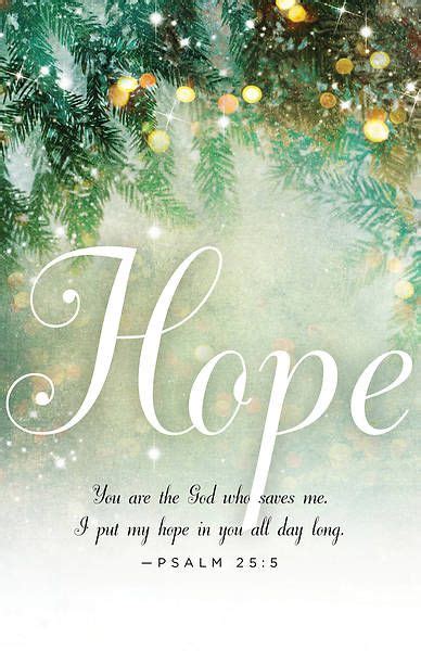 Bulletin Reads Hope You Are The God Who Saves Me I Put My Hope In You