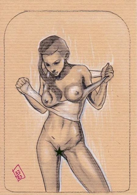NUDE DRAWING FEMALE Nude Realism Nude Signed Original Artwork Picture A PicClick