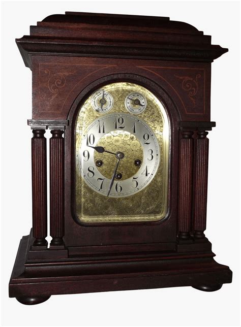 Horloge À Carillon Westminster En Acajou Clock Hd Png Download