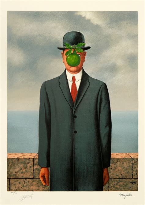 Mourlot Editions Le Fils De Lhomme Son Of Man By René Magritte