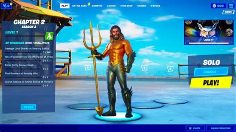 How To Get Aquaman Skin In Fortnite Season 3 Free Aquaman Skin