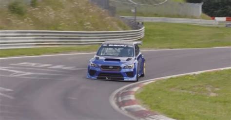 Video Modified Subaru Wrx Sti Sets Lap Record At Nurburgring For