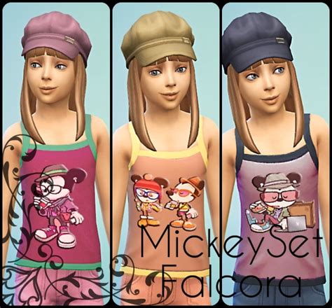 Mickey Set Sims 4 Female Clothes