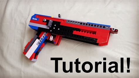 Lego Full-Auto Blowback Pistol Tutorial/Instruction - YouTube