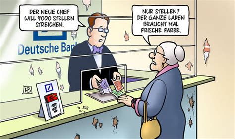 Mit ihrer hilfe können andere von erfahrungsberichten aus erster hand profitieren! Deutsche-Bank-Stellen von Harm Bengen | Wirtschaft Cartoon ...