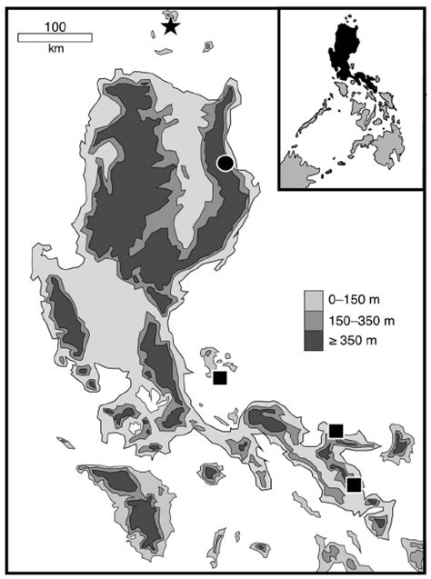 Map Of Luzon Island In Relation To The Philippines Inset With Download Scientific Diagram