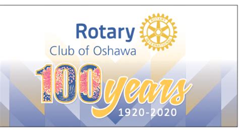 100th Anniversary Flag Rotary Club Of Oshawa