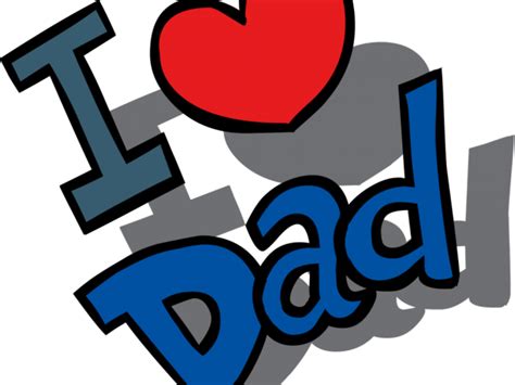 Fathers Day Clipart Crazy Tie Love You Dad Clipart Png Download
