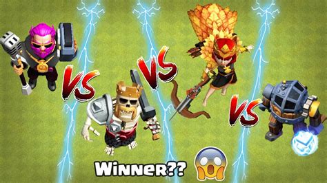 Who Is Stronger In Coc Barbarian King Vs Archer Queen Clash Of Clans