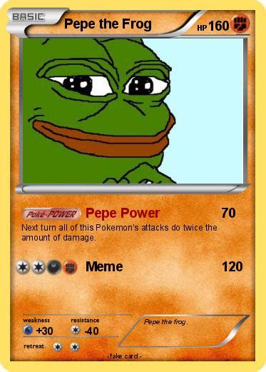 Pokémon Pepe The Frog 51 51 Pepe Power My Pokemon Card