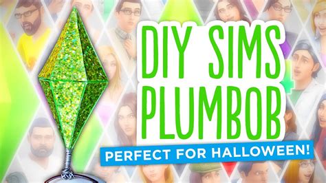 DIY Sims Diamond Plumbob Easy Halloween Costume YouTube