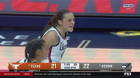 uconn turns defense into offense on nika muhl s dime espn video