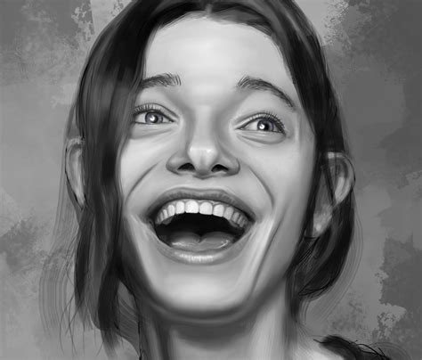 Facial Expressions Digital Painting Study 001 On Behance Drawing