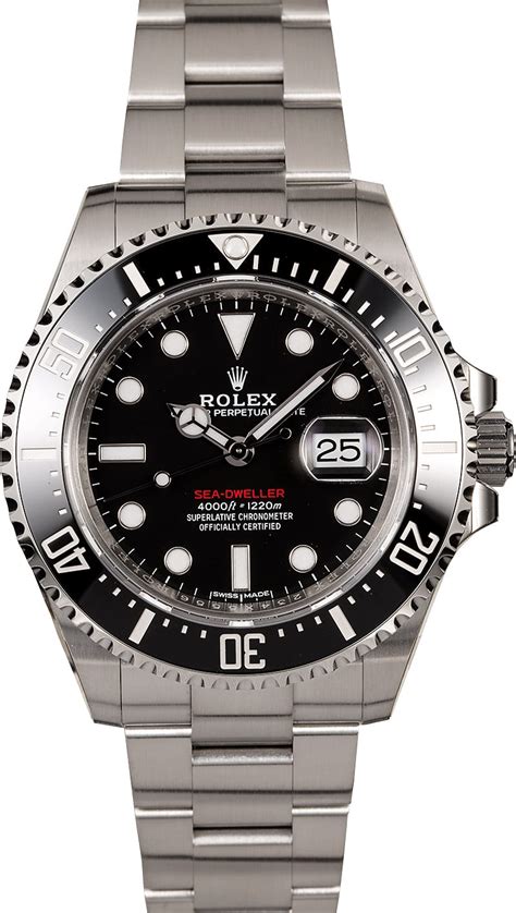 Rolex seadweller deepsea black dial ceramic bezel mens watch 116660. Rolex Sea-Dweller 126600 Black Ceramic Bezel