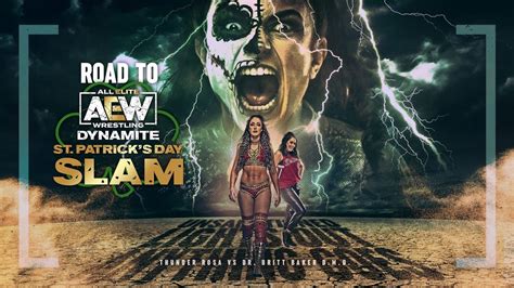 Dr Britt Baker Vs Thunder Rosa Unsanctioned Lights Out Match Road To