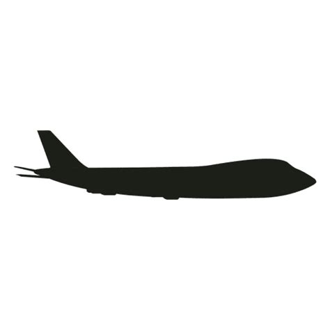Airplane Silhouette Side View Transparent Png And Svg Vector File