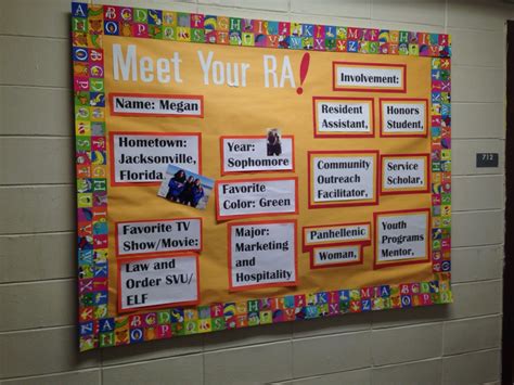 Meet your RA! | Meet your ra, Meet your ra bulletin board ideas, Meet 