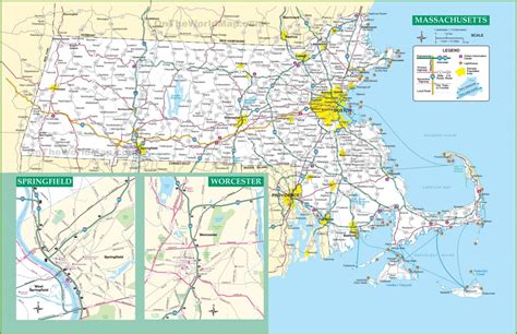 Printable Map Of Massachusetts Cities And Towns Dd