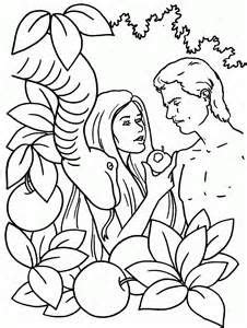 This coloring page belongs to these categories: In the Garden of Eden Adam and Eve - Bing images | Adam ...
