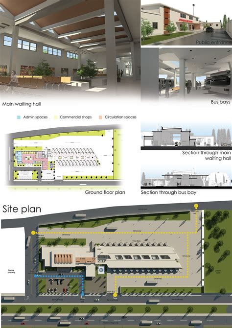 Bus Terminal Design Concept Plans