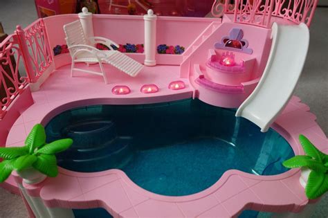 Vintage Barbie Fountain Pool 1993 Mattel Complete W Box See Photos