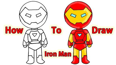 How to draw iron man in a few easy steps | easy drawing guides. Easy Iron Man Drawing at GetDrawings | Free download