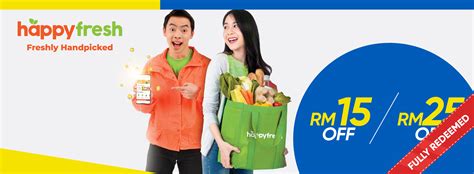 Happyfresh Up To Rm25 Off Fully Redeemed Touch N Go