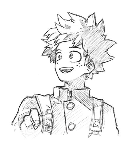 Izuku Midoriya Sketch By Gameshark Fur Affinity Dot Net