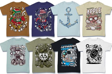 224 Pro Cartoon T Shirt Designs — Discounted Design