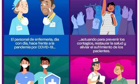 «cada día las enfermeras y enfermeros enfrentan la pandemia cuidando a las argentinas y argentinos. Día internacional de la enfermera y el enfermero