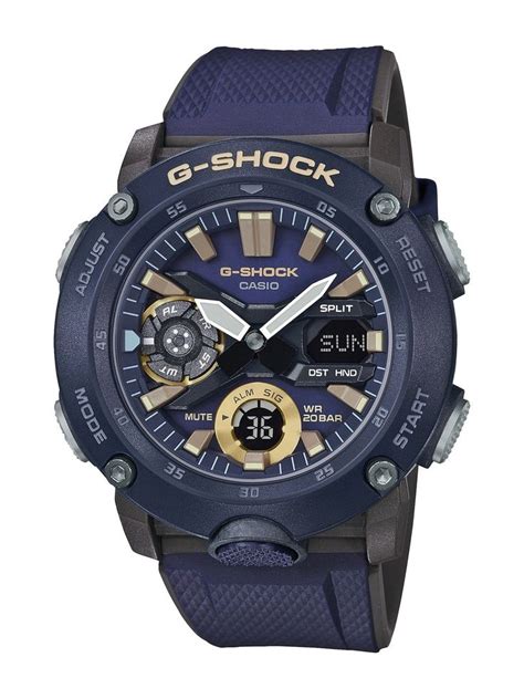 Buy Casio G Shock Mens Navy Blue Resin Strap Watch Mens Watches