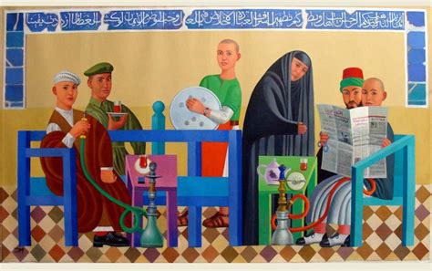 لوحات عربية في بيوت كويتية في ثقافة الاقتناء