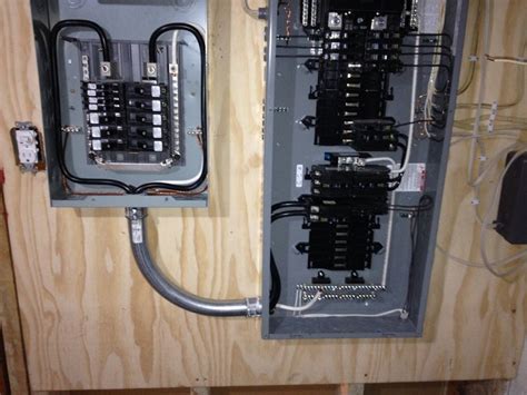 Installing Electrical Sub Panel Garage