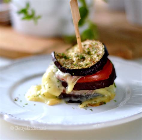 Torentje Van Aubergine Met Tomaat En Geitenkaas Betty S Kitchen