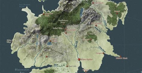Game Of Thrones Map S8e5 Kings Landing Dragonstone And Winterfell