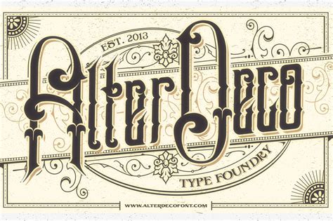 20 Old School Fonts For Creating Vintage Sign Art Typographic Poster