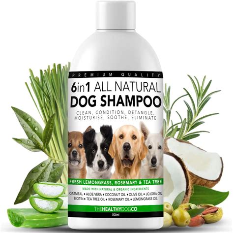 6 in 1 all natural dog shampoo