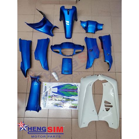 Kriss 110 Cover Set Candy Blue Y111 Blue Full Set Shopee Malaysia
