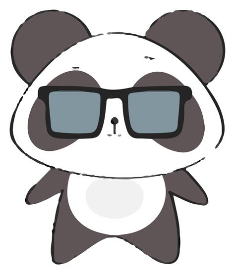 Free Set Cute Panda Character Emotions Vector 158331