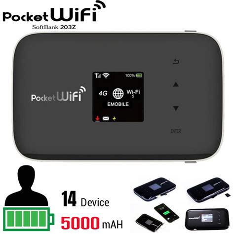 Pocket Wifi Router Powerbank Z Unlocked Softbank Hotspot G Lte G